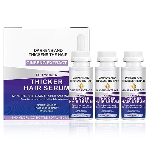 Acelerador Crecimiento Pelo, Anticaida Cabello Hombre y Mujer, Sérum de Crecimiento del Cabello, Acelera y Promueve el Crecimiento del Pelo, Prevenir la Caída del Cabello 3 * 60 ML