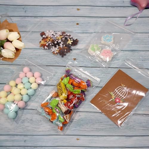 Image of Success Stationery Zip Lock Bags 3 inchx4 inch 100 Pcs - Reusable Transparent Ziplock Pouch for Medicine, Fridge Food Storage, Jewellery & Travel - Thick Resealable Zipper Cover