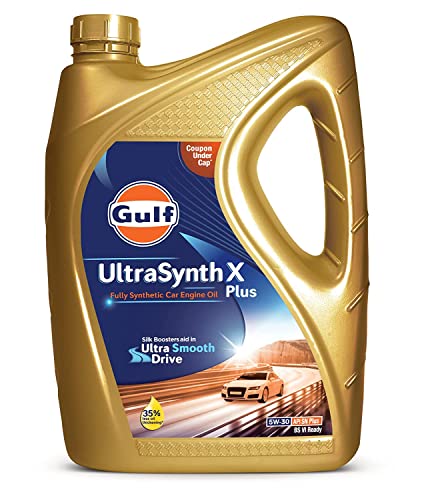Image of GULF ULTRASYNTH X SAE 5W-30 - Fully Synthetic Passenger car Engine Oil [3.5 L] - Pack of 2