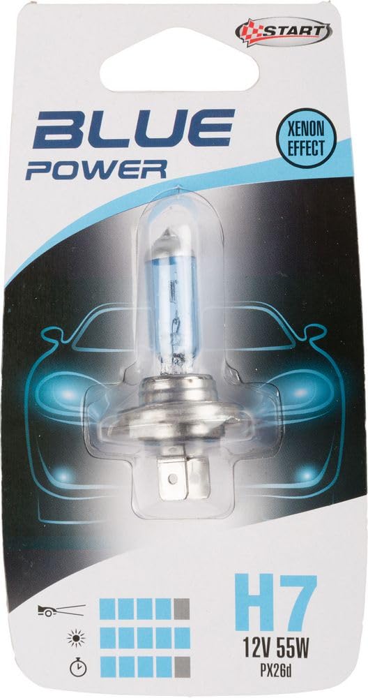 Start H7 Blue Power Lampadina Alogena per luci Auto 12V 60/​55W PX26d
