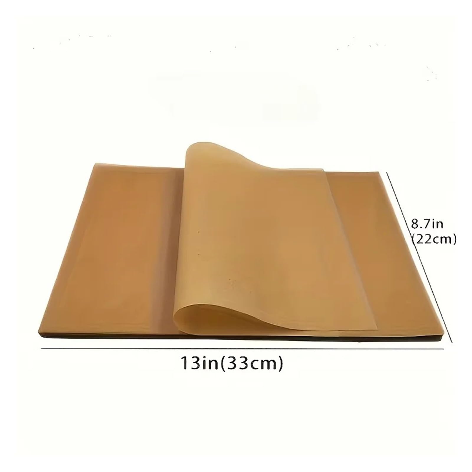 50/200 Uds papel antiadherente for hornear galletas freidora de aire microondas(200pcs)