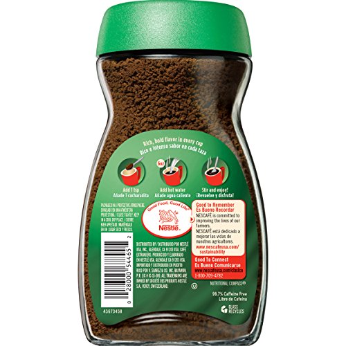 Nescafe Clasico Decaf Instant Coffee, 3.5 oz image 5