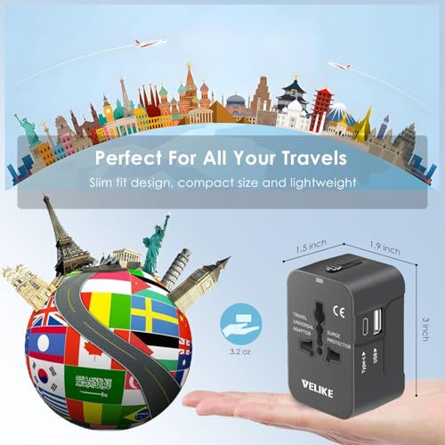 Velike Travel Adapter Worldwide thumb #5