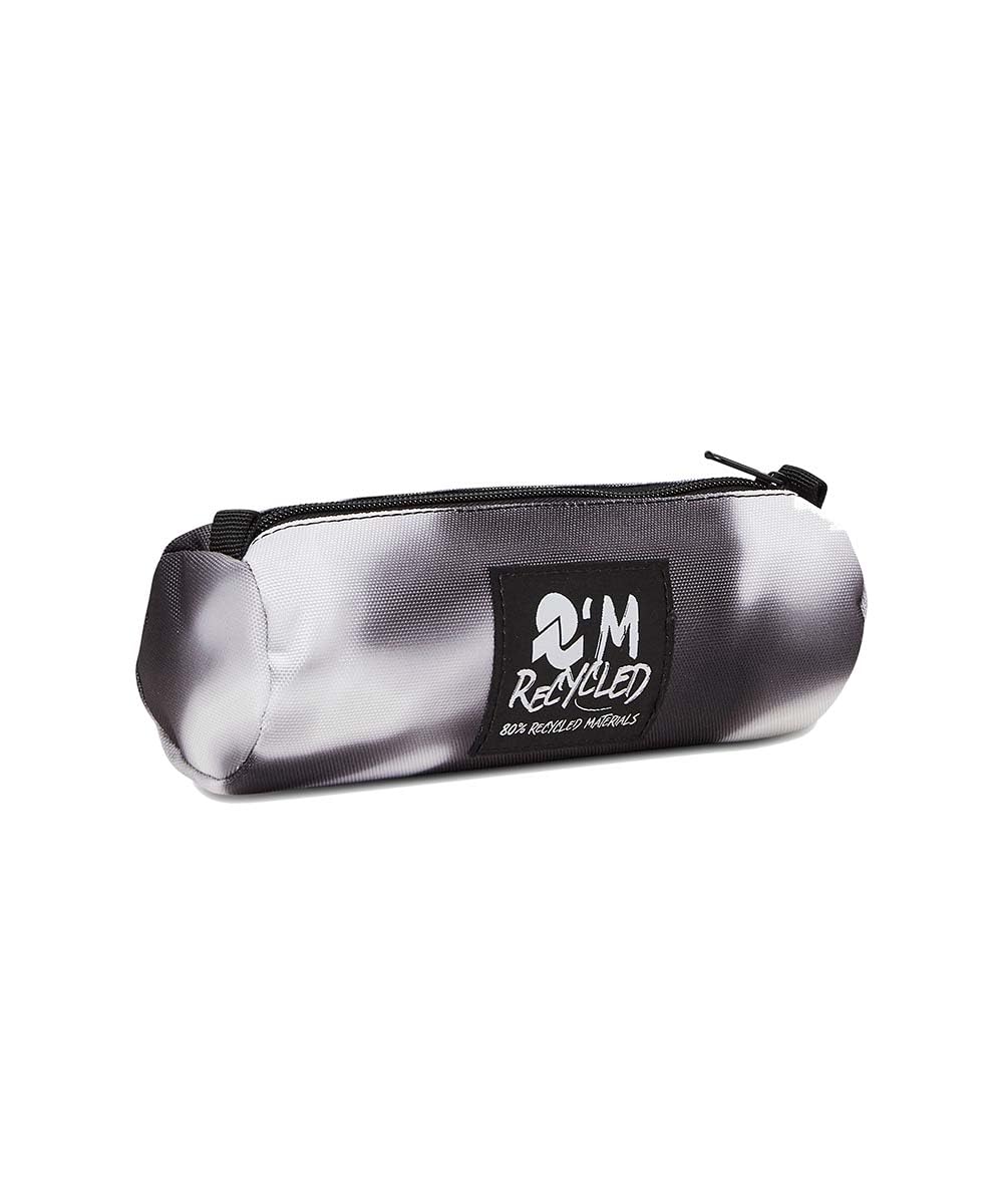 Invicta Pen Holder, Nose Pencil Bag, Black, Screen Printing Logo, School Pen Holder, Shade Black, DIMENSIONI: 20,5x4,5x4,5 cm, School