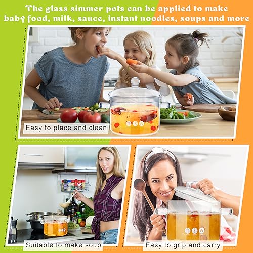 Hsei 3-Piece Glass Pot Set