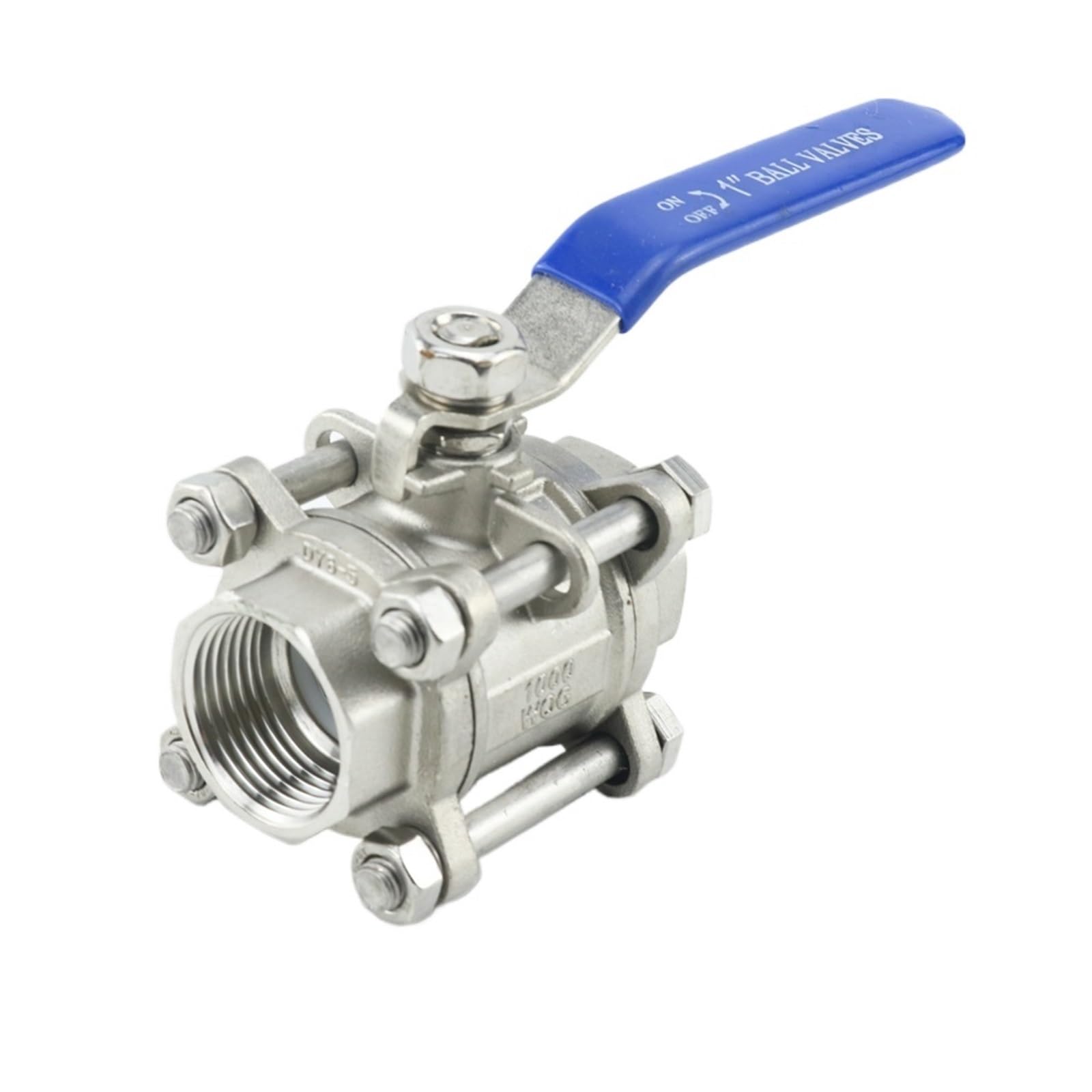 Vanne boisseau sphérique 3 pièces filetage femelle 3/4 inox 316 Q11F-16P