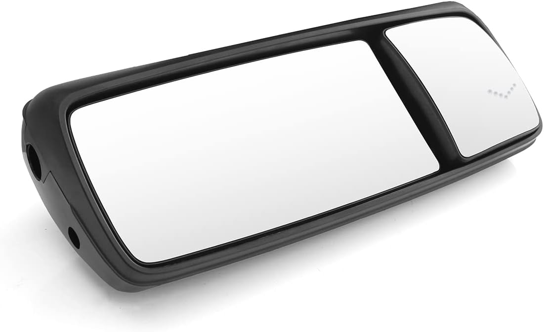 SEPEY Black Door Mirror Power Heated with Turn Signal for Volvo VNL 670 780 630 730 860 Trucks, Driver Side