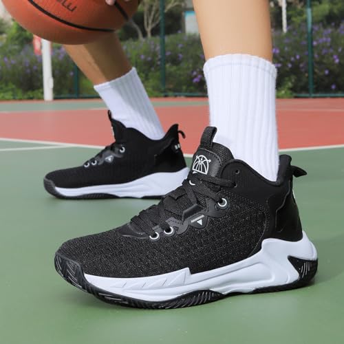 Image of Beita Mens Basketball Shoes High Upper Breathable Sports Shoes Anti Slip