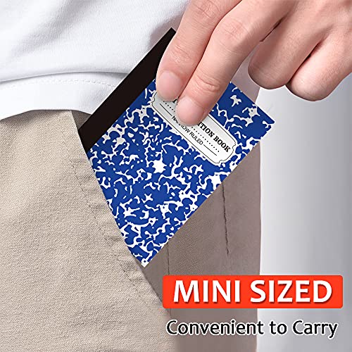 Composition Notebook, Mini Sized 30 Pack 5 Colors Narrow Ruled Mini Composition Books Bulk By Feela, Small Pocket Marble Cute Journal Notebooks For Kids School Home Office, Pocket Sized 4.5 X 3.25 In #TOP2