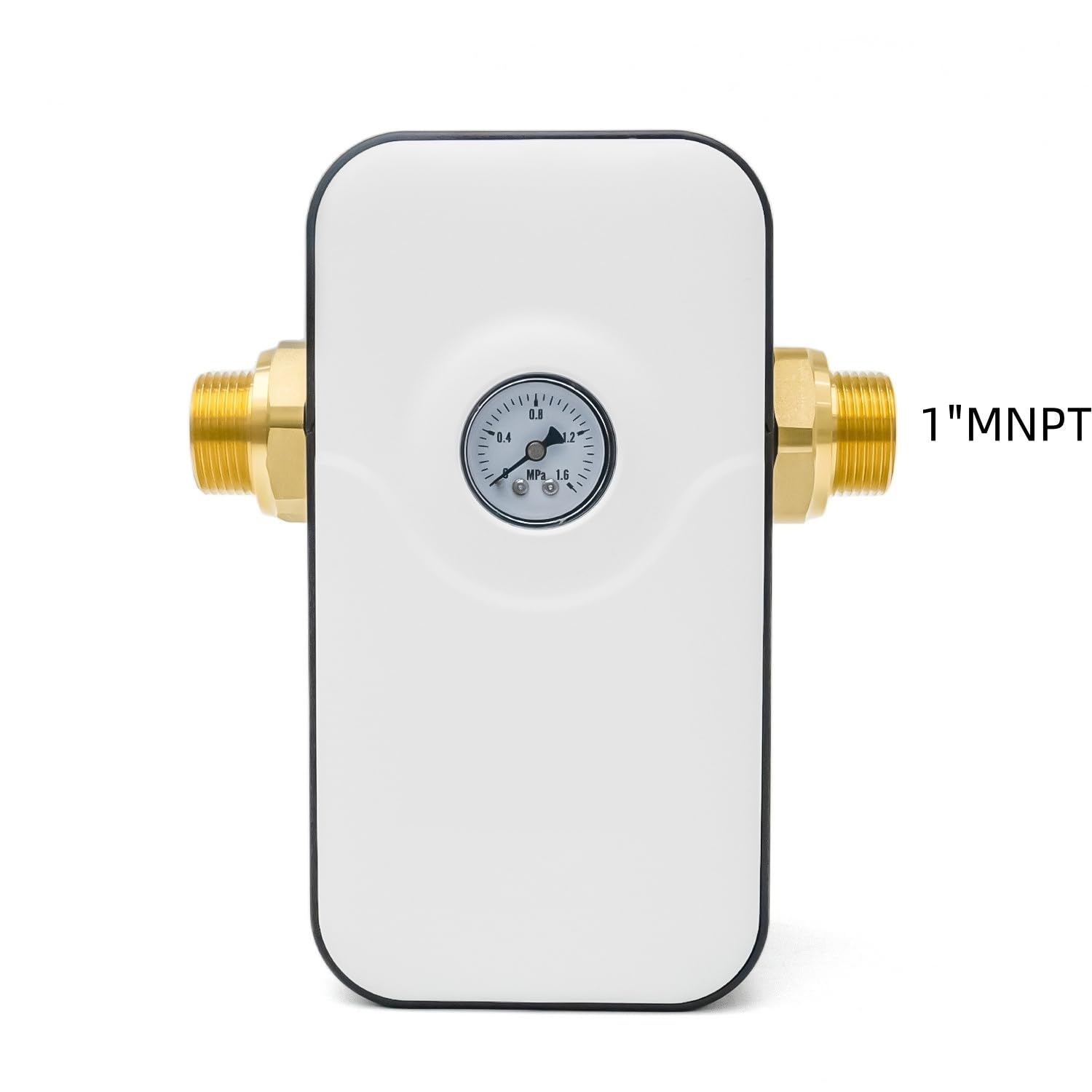 No Salt Water Softener System Whole House Water Conditioner & Descaler Anti-Limescale for Hard Water 6T/H Large Flow(NPT Thread)