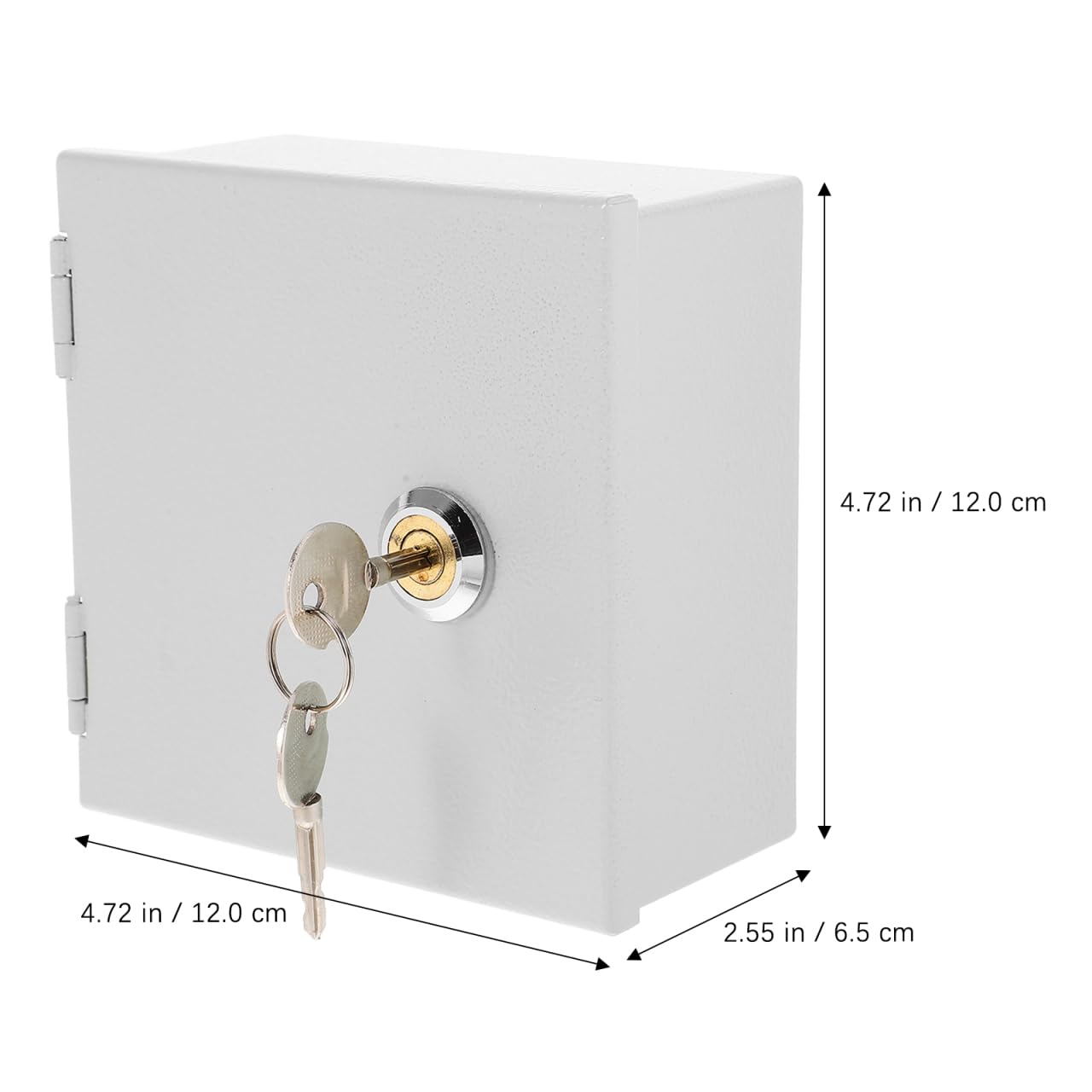 VALICLUD Boîte Électrique Murale Étanche Acier Inoxydable avec Serrure Boîtier de Protection Vandalisme pour Prises Électriques Extérieures et Intérieures Résistante Aux Éclaboussures et