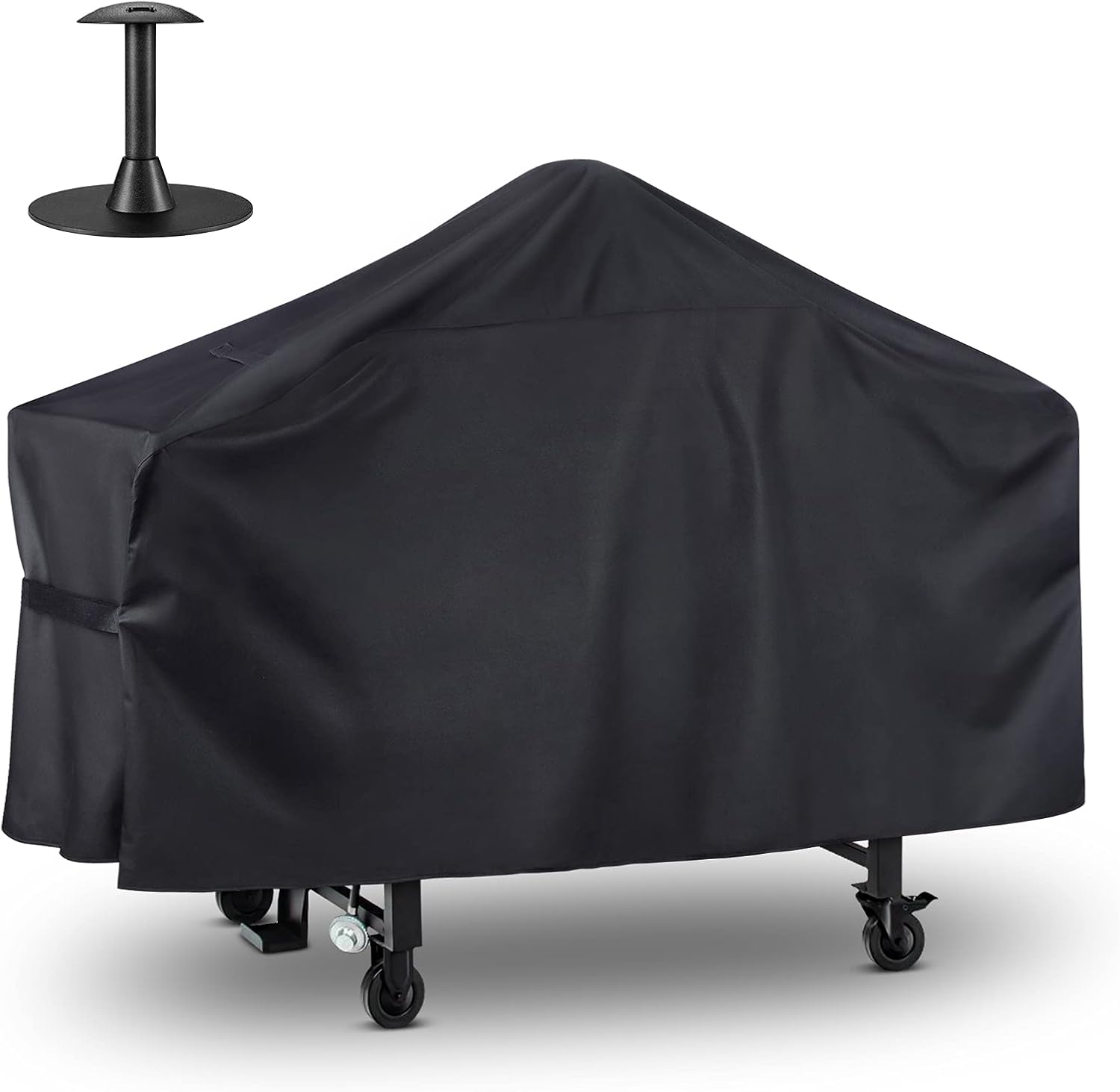 Arcedo 36 Inch Griddle Cover Compatible for Blackstone, Camp Chef 600, Nexgrill, Heavy Duty Waterproof 4 Burner Flat Top Grill Cover, Includes Support Pole