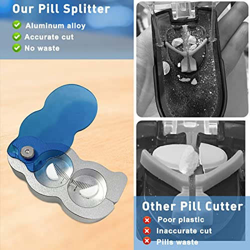 Pill Cutter - Pill Splitter For Small Pills, Professional Pill Crusher Cuts Any Pill #TOP5