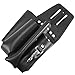 Klein Tools 5118C Tool Pouch, 4 Pocket Multi Tool Holder with Plier, Ruler, and Screwdriver Holder