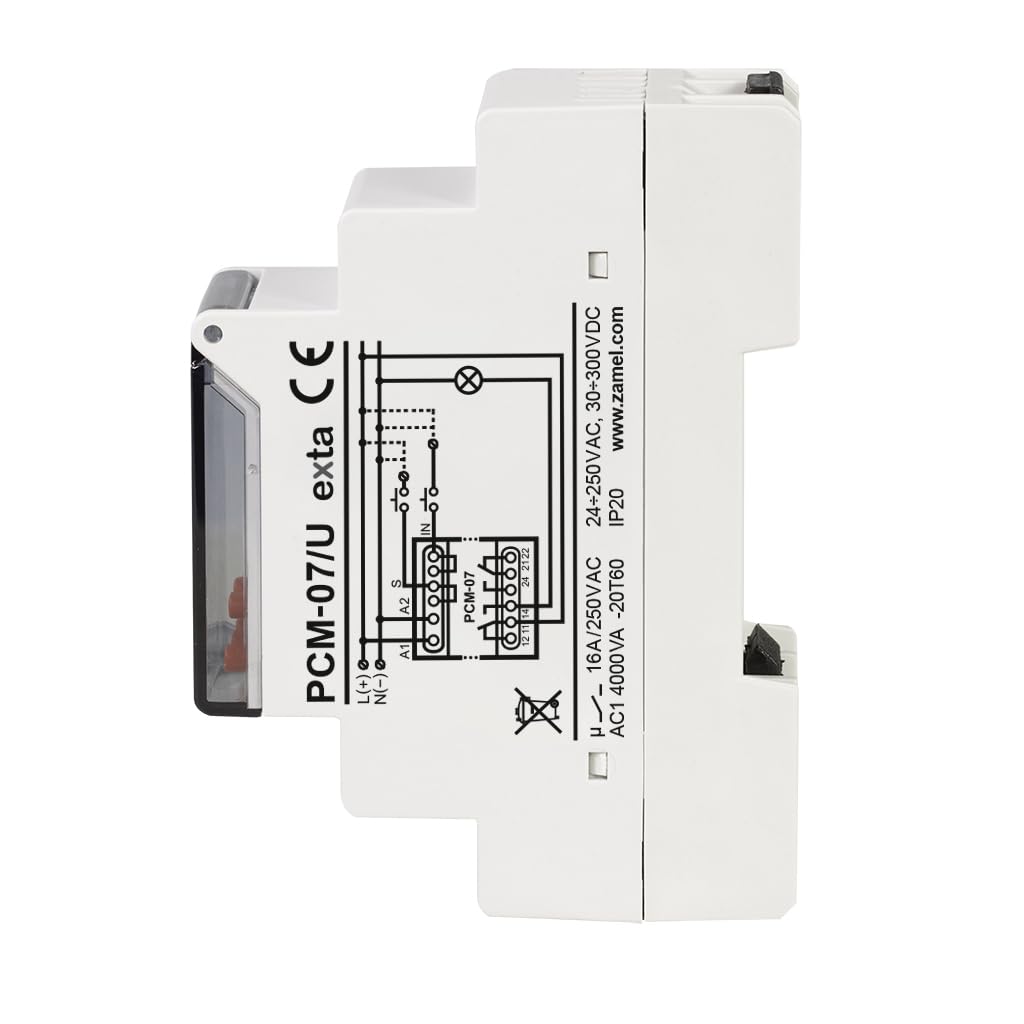 Zeitrelais 24-230V AC/DC typ: PCM-07/U