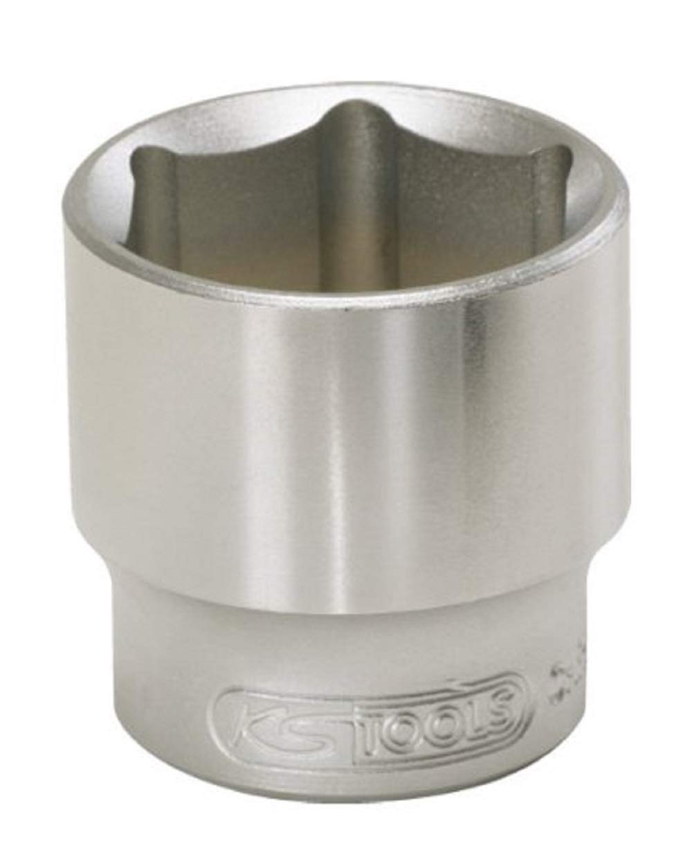 KS Tools 917.381 3/8-inch 10mm Classic Hex Socket, Chrom Vanadium
