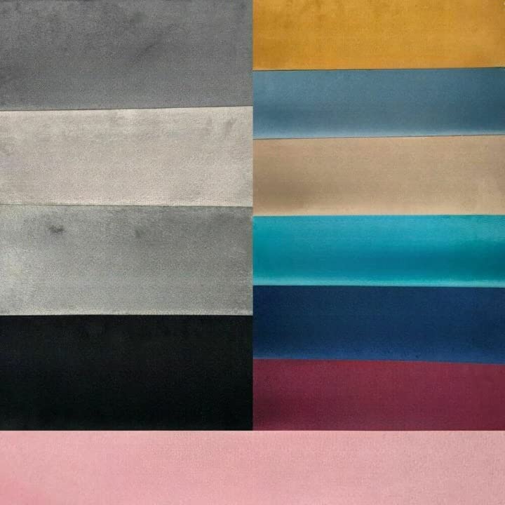 luxisleepltd, Upholstery Plush Velvet Material for sofa's, Cushions, headboards- beds, Chairs, beanbags, Upholstery (Mink)
