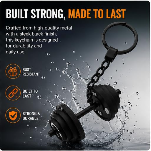 Image of UMANI Premium Stainless Steel Keychain Metal For Gifting With Key Ring Anti-Rust alloy Metal Keychain for bikes and cars