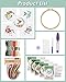 ERKOON 5 Sets Embroidery Kit for Beginners, Hummingbird and Flower Cross Stitch Set for Include Embroidery Cloth Hoops Threads for Craft Lover Hand Stitch with Embroidery Skill Techniques