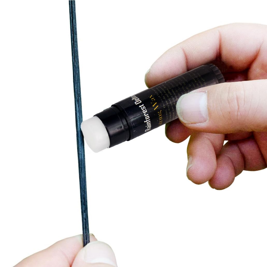 Cuerdas de cuerda de arco Cuerdas protectores de arco de arco de arco de lubricante recurve cera de la proa de la proa para el exterior para reducir la fricción evitando deshilacharse, la cuerda fue