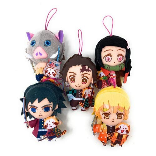 Amazon.co.jp: 鬼滅の刃 × ラスカル コラボ マスコット 全5種セット 約