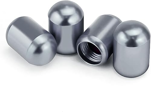 JUSTTOP 4 tapones para válvulas de neumáticos de automóvil, cubierta de tapas de aire, universales para automóviles, SUV, bicicletas, camiones y