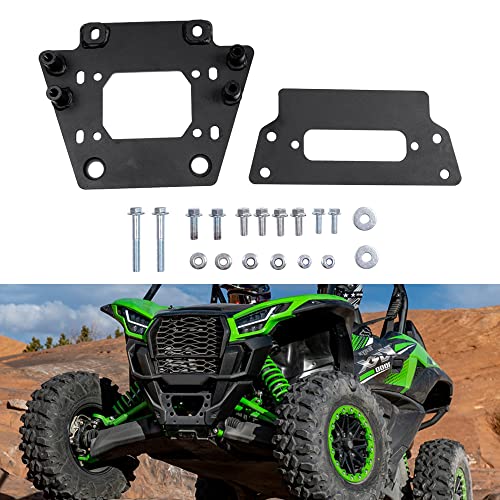 NIXFACE Winch Mount Plate Bracket Kit Fit for 20202021 Kawasaki Teryx