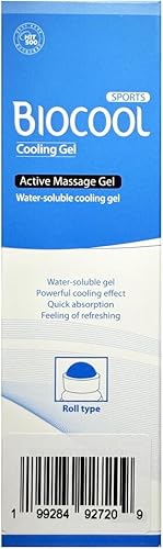 Miniatura 7 de BIOCOOL Max Strength Roll-On Gel  3.4 fl oz (3.38 fl oz)  Mentol para dolor muscular, rigidez articular e incomodidad  Fórmula coreana de acción