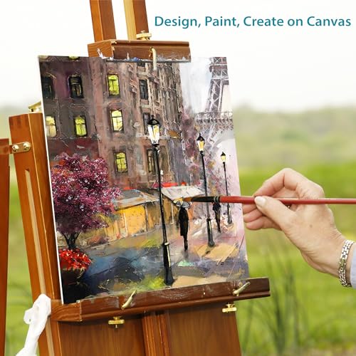 Image of KEFF Canvas Boards for Painting - 12x12 8-Pack Bulk Canvas Panels, 100% Cotton Triple Primed Large Canvases for Art Painting Supplies, Acrylic, Oil, Watercolor & Tempera
