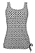 Cocoship Women Sporty Adjustable Tie Swim Top U-Neck Beach Tankinis(FBA)
