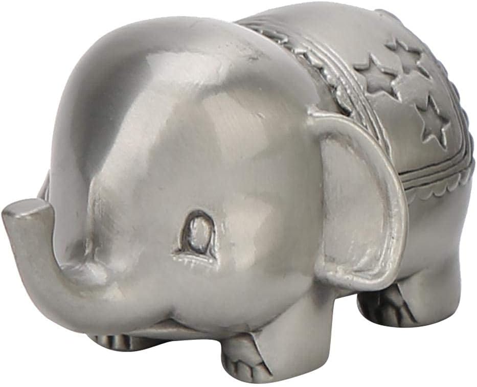 Baby Tooth Box Metal Elephant Car Shape Jewelry Case Tooth Collection Box Exquisite Craft Gift Ornament - Image 3