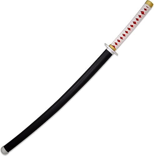 Miniatura 6 de Espada katana de anime para cosplay, espada Demon Slayer de metal real, acero inoxidable, RengokuTanjiroZenitsuInosuke Knights, versión exquisita