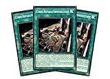 Cyber Reparaturwerkstatt - Playset (3 Karten) - SDCS-DE024 - Common - 1. Auflage - Deutsch - Yugioh - Structure Deck: Cyber Strike - mit RC-Fieldcenter