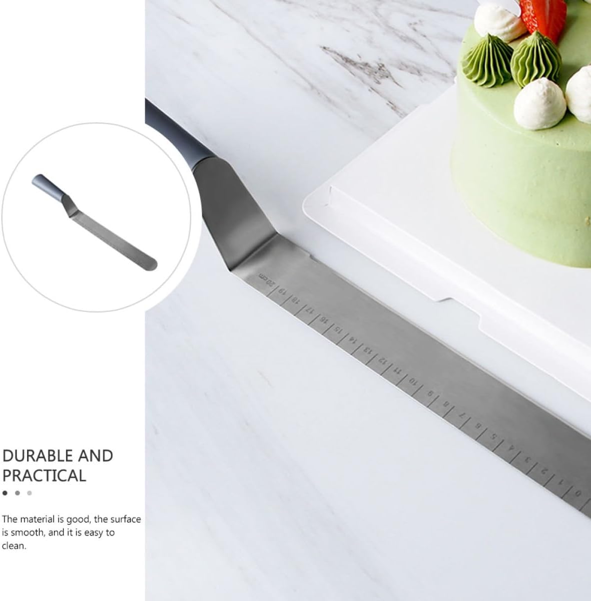 Stainless Steel Thickened Cream Spatula for Cake Decorating Baking