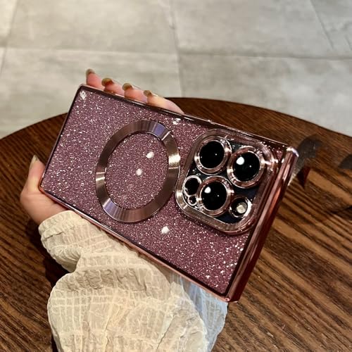 Coque luxe paillettes iPhone 15 Pro Max protection antichoc