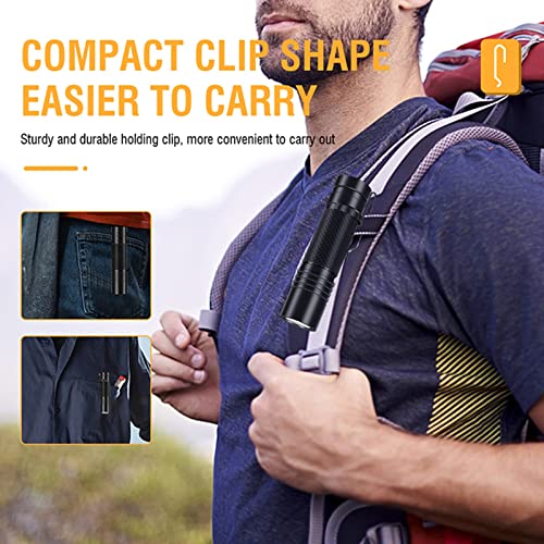 Windfire Rechargeable Flashlight, Powerful Small Handheld Flashlight, 800 Lumen 5 Modes Super Bright Tactical Flashlight With Clip, Ipx4 Waterproof Pocket-Size Flash Light For Camping Gear, Emergency #TOP5