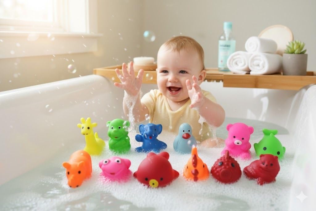 12 Baby Animal Shape Toys SC-117 Chu-Chu Sound with BPA Free Non-Toxic for Kids 3