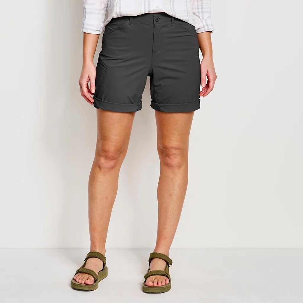 Orvis Women's Jackson Quick-Dry Convertible 8" Athletic-Shorts, 9" Mid Rise, UPF 50+, Lightweight, Breathable, 4-Way Stretch