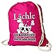 Produktbild Rucksack Beutel - Tasche zum hängen Verschiedene Motive (Lächle, du Kannst sie Nicht alle töten)
