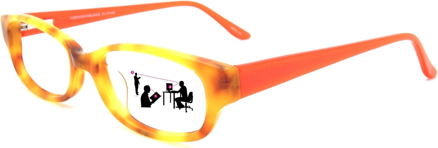 Sightline Progressive Reading Glasses for Women | Premium Optical Acetate Frame | AR Coated | Multifocal Lenses