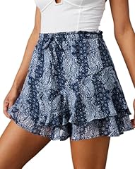 Navy Paisley Printed