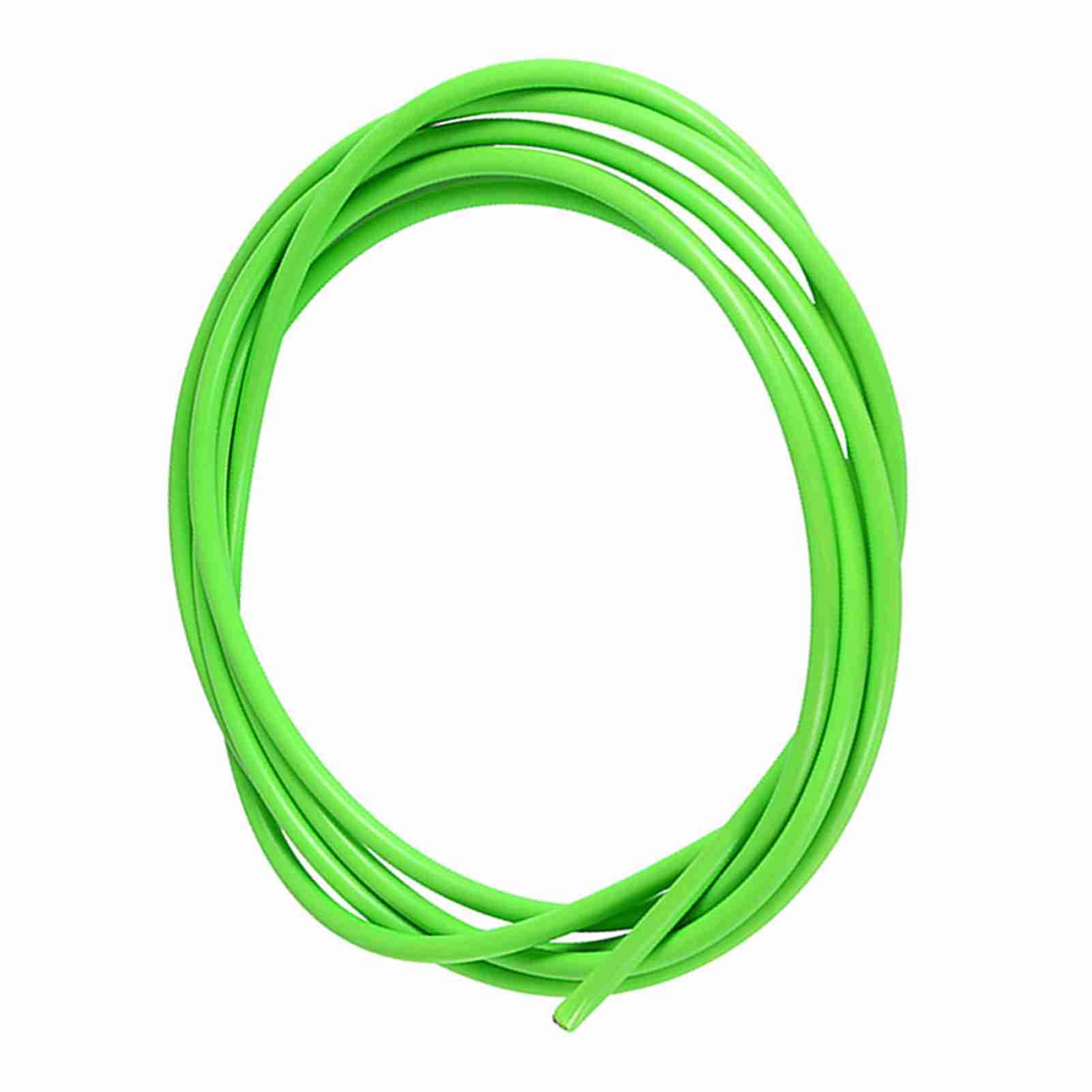 Bike Shift Cable, 2m Brake Lever Cable Housing Hose, Professional Bicycle Shift Wire Accessories for Mountain Road Bicycle(4mm-Green)