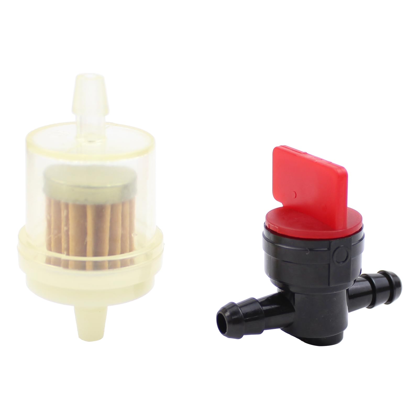 Benzinpumpe Kraftstoffpumpe mit Kraftstofffilter Kraftstoffleitung Absperrhahn Klemmen für Aprilia Leonardo 125 Leonardo 150 Habana 125 Scarabeo 125 Moto 6.5 Leonardo 250 Leonardo 300 Grande