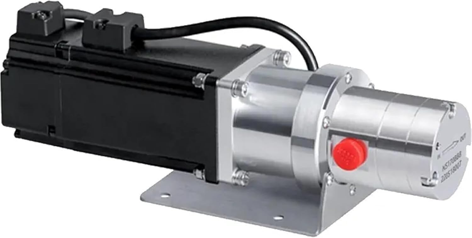 Sewage/Effluent Pumps Magnetic Drive Gear Pump with Servo Motor / 0~20bar Pressure 0ml~5000ml/min Flow Range 0.3cp~10000cp Viscosity(0.4cc with Inovance)