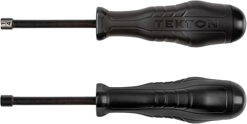 Miniatura 3 de TEKTON Destornillador de tuerca de hoja de óxido negro de alto par de torsión de 14 pulgadas  26863