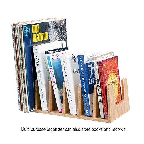 image for MobileVision Bamboo Pot Lid Holder Organizer for Storage in Cabinets o