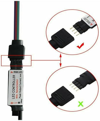 Miniatura 4 de asky Tira de luz LED DC de 5 V, USB que cambia de color, retroiluminación de TV RGB + control remoto (3.3 ft)