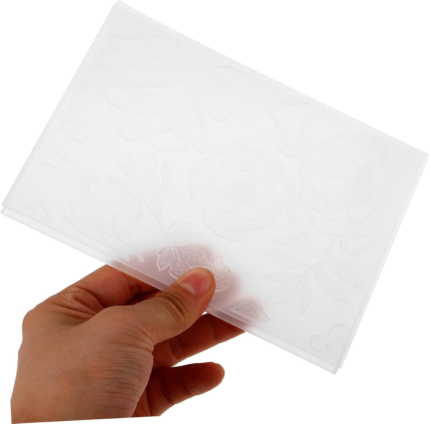 Embossing Template Plastic Folder for Card Making Durable Craft Stencil for Scrapbooking Elegant Pattern Design for DIY Projects for Photo Cards and Handmade