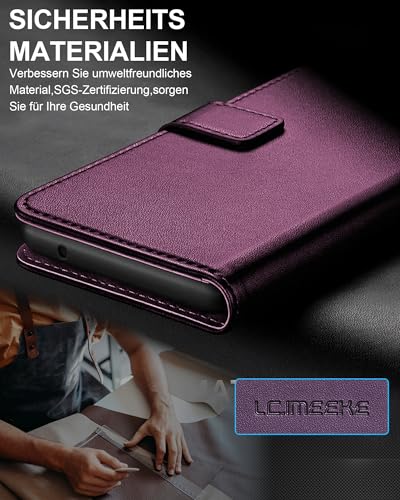 Samsung S21 Plus Étui Protection Magnétique Amovible Violet 5G - 7