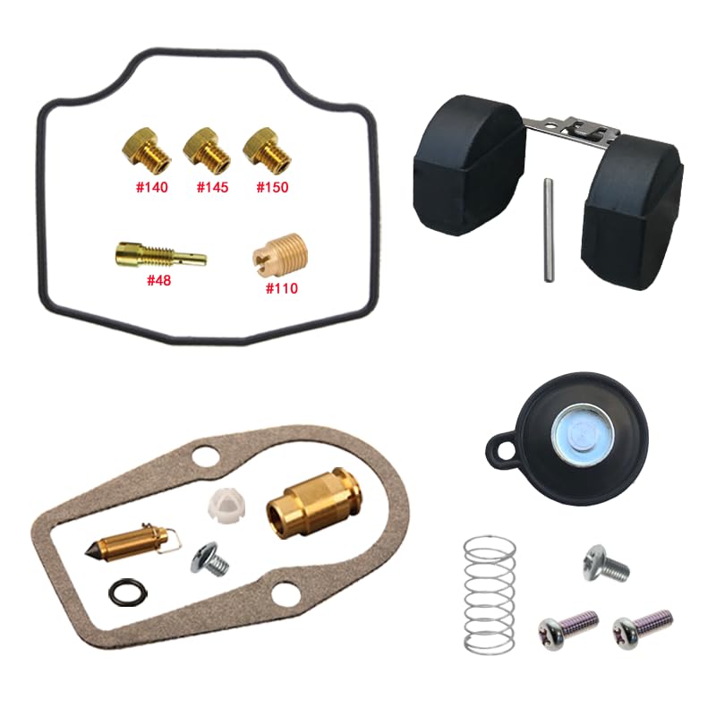Kit Riparazione Carburatore Per Yamaha TT600 TT600S TT600E (1993-1998) | 4LW 4GV | Ricostruzione Con Galleggiante E Guarnizioni In ABS